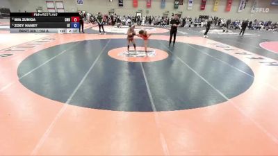103 A Quarterfinal - Mia Zuniga, Colorado Mesa University vs Zoey Haney, Indiana Tech