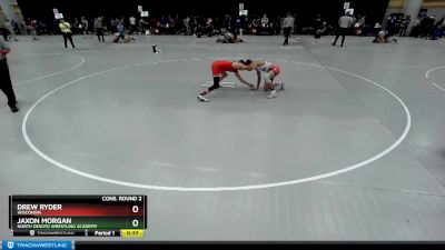 106 lbs Cons. Round 2 - Drew Ryder, Wisconsin vs Jaxon Morgan, North DeSoto Wrestling Academy