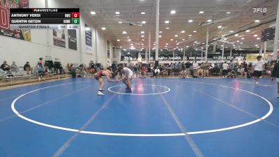 174 lbs Quarterfinal - Anthony Verdi, Ruthless - HSC vs Quentin Getzin, Homegrown Black - HSC