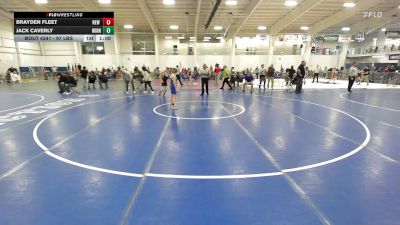97 lbs Consi Of 8 #2 - Brayden Fleet, New Milford vs Jack Caverly, Winnisquam