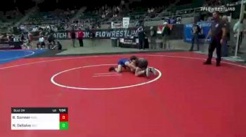 83 lbs 1/4 Finals - Riley Sumner, Purler Wrestling, Inc vs Nico DeSalvo, Sebolt Wrestling Academy