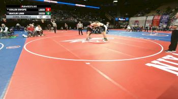 285 Class 1 lbs Cons. Round 2 - Collin Swope, Lawson vs Maclin Limb, Cameron