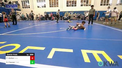 58 lbs Quarterfinal - Paul Walker, Piedmont vs Simon Flesner, Team Tulsa Wrestling Club