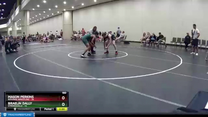 160 lbs Round 7 (10 Team) - Braelin Dally, Strongsville vs Mason ...