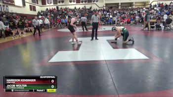 JV-38 lbs Quarterfinal - Jacob Wolter, Columbus Catholic vs Harrison Kensinger, Linn-Mar
