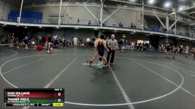 110 lbs Round 4 (6 Team) - Tanner Ingle, U2 Uprising Black vs Kain Williams, Rangers WC