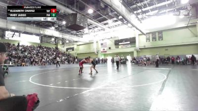 145 lbs Cons. Round 3 - Ruby Jasso, PANORAMA vs Elizabeth Chavez, Van Nuys