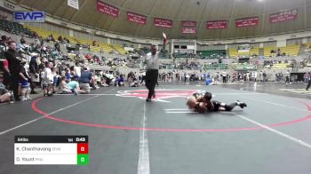 64 lbs Semifinal - Kody Chanthavong, Spartan Wrestling Academy vs Dexter Yount, Prairie Grove Youth Wrestling