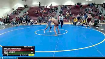 182 lbs Cons. Round 2 - Taylor Swartwood, Lingle-Ft. Laramie/Southeast vs Beau Wright, Laramie