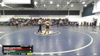 150 lbs Cons. Round 1 - David Chairez, Eisenhower vs Ramon Castro Parra, Coachella Valley