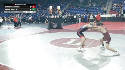 113 lbs Consi Of 32 #2 - Camdyn Lanning, Saugus/Peabody vs Reese Naylor, Whittier