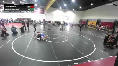 150 lbs Champ. Round 1 - Lucas Mojica, Rosemead Panther Wrestling vs Angelo Martinez, Venom WC