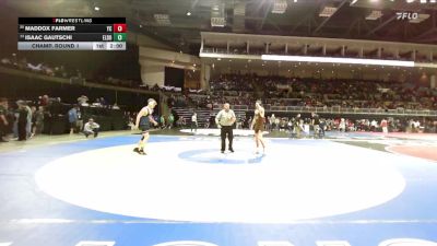 157 lbs Champ. Round 1 - Isaac Gautschi, El Dorado vs Maddox Farmer, Yuba City