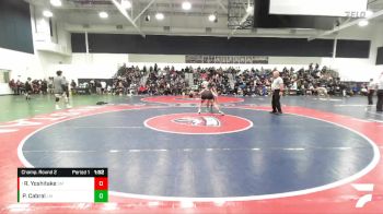 144 lbs Champ. Round 2 - Ryder Yoshitake, San Marino vs PJ Cabral, La Mirada