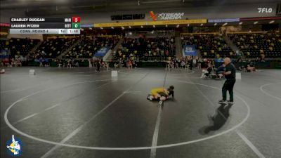115 lbs Cons. Round 4 - Lauren Pitzer, Bettendorf vs Charley Duggan, Marion