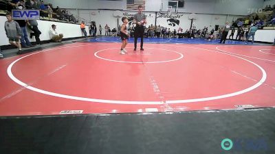 52 lbs Rr Rnd 1 - Nisaiah Davis, Black Fox Wrestling Club vs Leonardo McClain, Verdigris Youth Wrestling