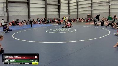 144 lbs Quarters - Lizzy Wolf, Braided Brutes vs Keely Fallert, Missouri Battle Gear Purple