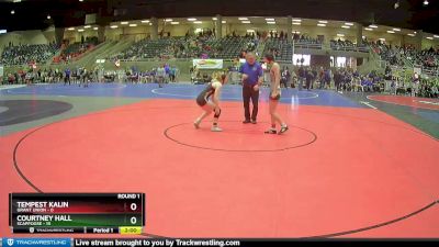 127 lbs Round 1 (4 Team) - Courtney Hall, Scappoose vs Tempest Kalin, Grant Union