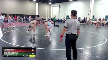 165 lbs Quarters & Wb (16 Team) - Christian Burd, Team Nauman Pink vs Justin Wirtz, Iowa Gold