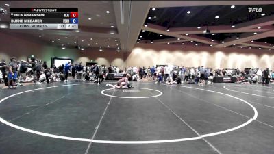 132 lbs Cons. Round 2 - Jack Abramson, New Jersey vs Burke Niebauer, Pennsylvania
