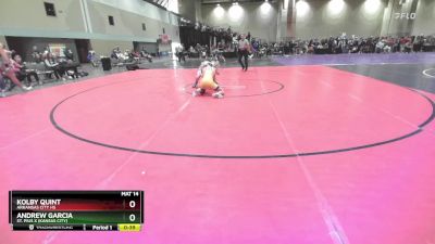 126C Semifinal - Andrew Garcia, St. Pius X (Kansas City) vs Kolby Quint, Arkansas City HS