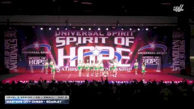 Masters City Cheer - Scarlet [2026 L3 Senior - D2 - Small Day 2] 2026 Spirit of Hope Grand Nationals