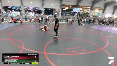 215 lbs Round 2 - Ian McCarley, Ryse Wrestling Club vs Cole Cummings, Jflo Trained