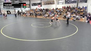 125 lbs Champ. Round 2 - Tyler Hisey, Indiana Tech vs Preston Haines, Marian University (IN)