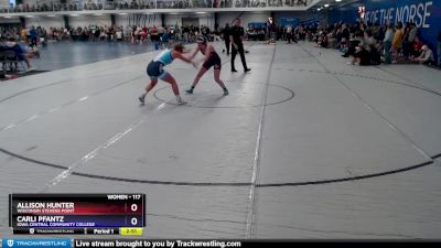 117 lbs Cons. Round 2 - Allison Hunter, Wisconsin Stevens Point vs Carli Pfantz, Iowa Central Community College