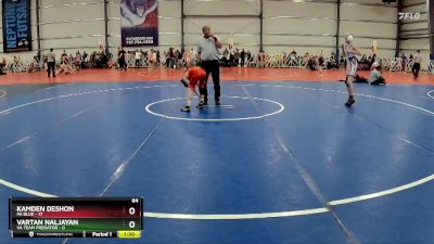 84 lbs Rd# 9- 2:15pm Saturday Final Pool - Vartan Naljayan, VA Team Predator vs Kamden DeShon, PA Blue