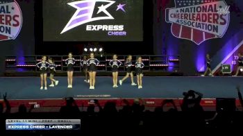 Express Cheer - Lavender [2026 L1.1 Mini - PREP - Small] 2026 NCA All-Star National Championship