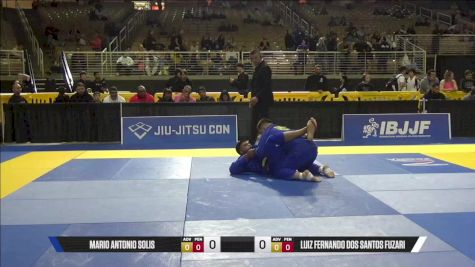 Luiz Fernando Dos Santos Fuzari vs Mario Antonio Solis 2025 Pan Jiu Jitsu IBJJF Championship
