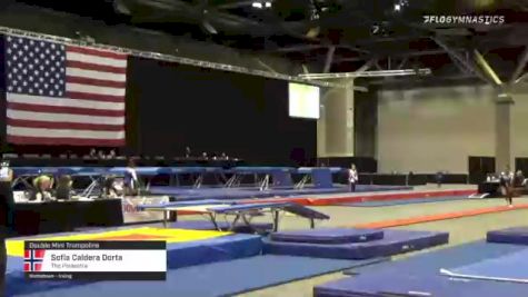 Sofia Caldera Dorta - Double Mini Trampoline, The Palaestra - 2021 USA Gymnastics Championships