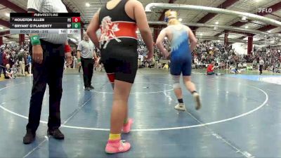 215 lbs Quarterfinal - Houston Allen, Pershing County vs Bryant O`Flaherty, White Pine