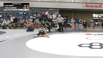 71 lbs Cons. Quarters - Jack Wentz, Yorktown Wrestling Club vs Declan Kempen, B.A.M. Training Center