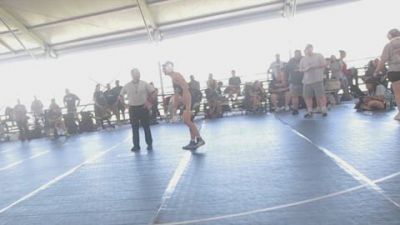 High School Boys 130 lbs Round 6 (10 Team) - Jacob Ebright, Harrisburg Wrestling Club Gold vs Brayden Webb, Bulldog Elite (Red)