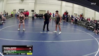 175 lbs Finals (8 Team) - Exavier Martin, Kansas Cobras vs Russell Norris, Wyoming Twisters