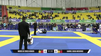 Gabriel Sousa Medeiros vs Moises De Souza Hosken 2025 Brasileiro Jiu-Jitsu IBJJF