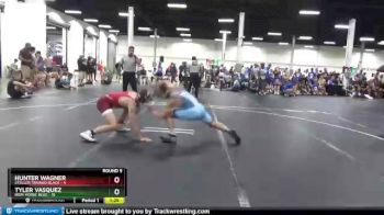 138 lbs Round 5 (8 Team) - Tyler Vasquez, Iron Horse Blue vs Hunter Wagner, Steller Trained Black