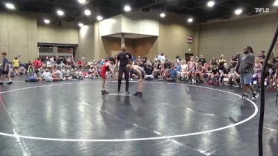 80 lbs Round 6 (8 Team) - Coleson Cogar, North DeSoto Blue WA vs Tucker Priest, Panhandle Pittbulls