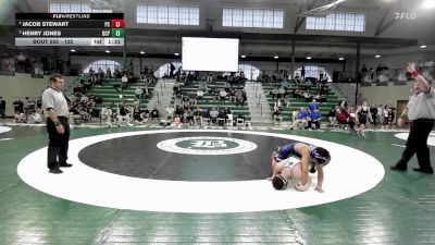 132 lbs Cons. Semi - Henry Jones, Benedictine College Prep vs Jacob Stewart, Peninsula Catholic