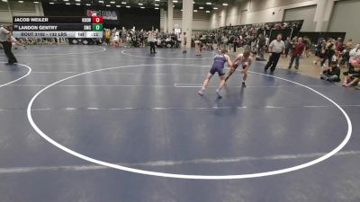 132 lbs Cons. Rd Of 64 - Jacob Weiler, Kearney High School Wrestling vs Landon Gentry, Spartan Mat Club