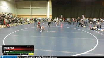 126 lbs Champ. Round 4 - Frank Font, FL vs Caleb Scott, IL