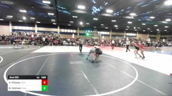 157 lbs Round Of 32 - Ammon Passey, Aces Wr Acd vs Bailey Holman, Poway HS