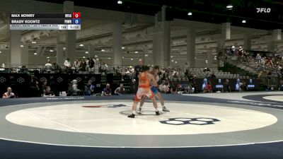 55 Finals kg Champ. Round 1 - Max Nowry, Nyac vs Brady Koontz, Position Wrestling/TMWC
