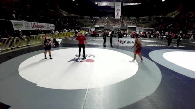 215 lbs Champ. Rd Of 16 - Rocky Ortiz, Folsom High School Wrestling vs Gunnar Babb