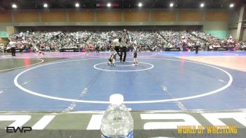 37 lbs Round Of 16 - Canton Cargill, OKWA vs Jesselle Medina, Red Star Wrestling Academy