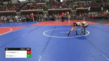 62 lbs Cons. Round 3 - Bryson Douglas, North Montana Wrestling Club vs Whit Ozark, Glasgow Wrestling Club