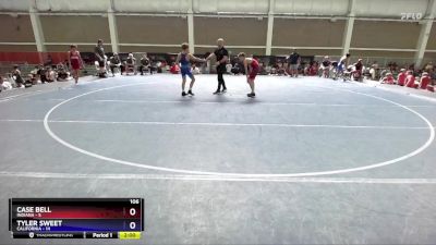 106 lbs Round 3 (8 Team) - Case Bell, Indiana vs Tyler Sweet, California