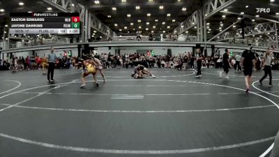 132 lbs Round 1 (8 Team) - Easton Edwards, Wrecking Crew Blue vs Javone Dawkins, The Plumbers